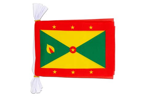 Grenada Fahnenkette 15 X 22 Cm 3 M MaxFlags FlaggenPlatz At