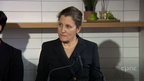 Chrystia Freeland Highlights Governments Housing Plan January 11