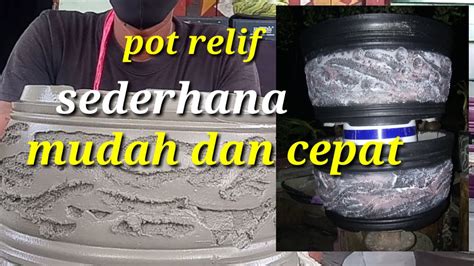 MEMBUAT POT RELIEF UNTUK BONSAI SEDERHANA MUDAH DAN CEPAT YouTube