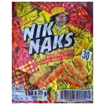 Simba Nik Naks Original Cheese Flavoured Maize Snack 50X20g – Superb Hyper