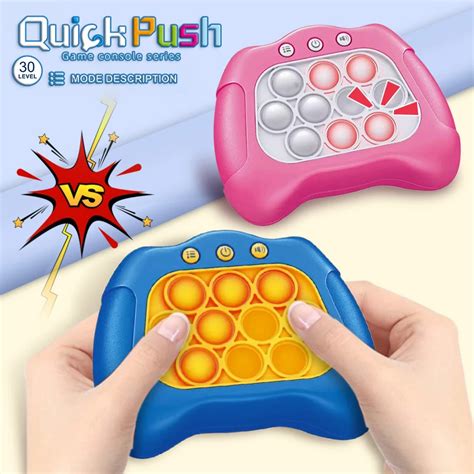 Hot Pop Quick Push Bubbles Game Console Series Toys Funny Whac A Mole