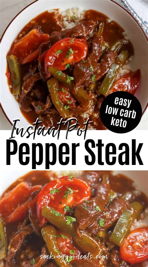 Easy Instant Pot Pepper Steak Seeking Good Eats Recipe Instant