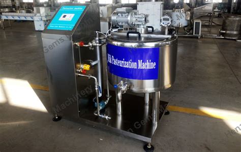 Economic Type L Milk Pasteurization Machine With Water Cooling Milk