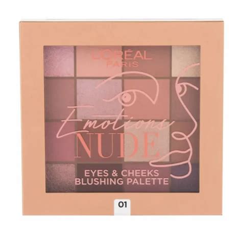 L ORÉAL EYES Cheeks Blushing Palette 01 Emotions Nude Neu EUR 13 00