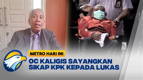 OC Kaligis Sayangkan Sikap KPK Kepada Lukas Enembe YouTube