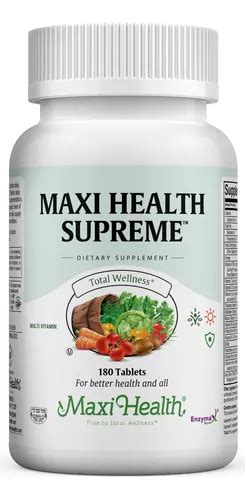 Maxi Health Supreme Suplemento Multivitam Nico Y Mineral De Alta