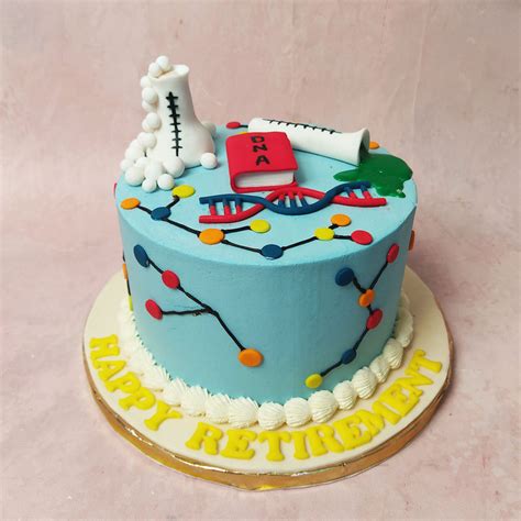 Science Theme Cake | DNA Cake | Biology Theme Cake – Liliyum Patisserie ...