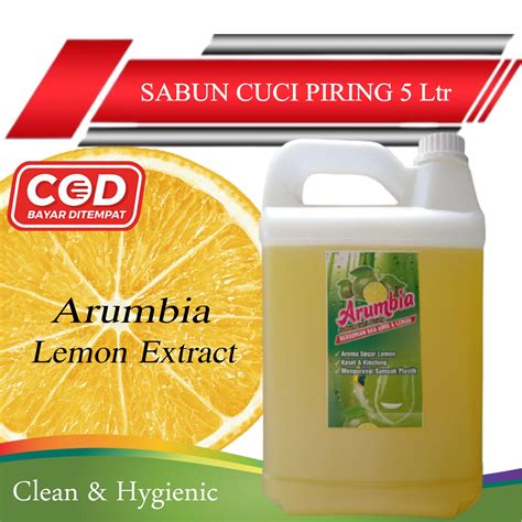 COD Cairan Pencuci Piring Super Bersih Arumbia Ekstrak Lemon Netto