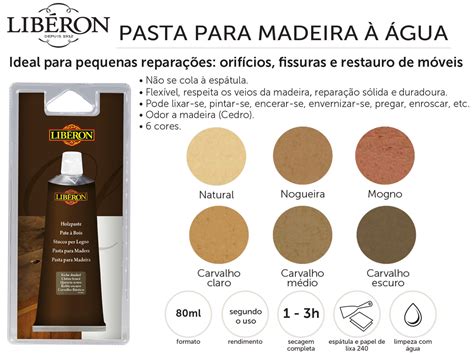 Liberon Betume Pasta Para Madeira 80ml A Sua Loja Online De