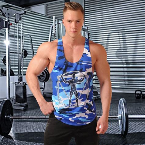 Summer Camouflage Gyms Tank Tops Men Bodybuilding Brand Clothing Mens