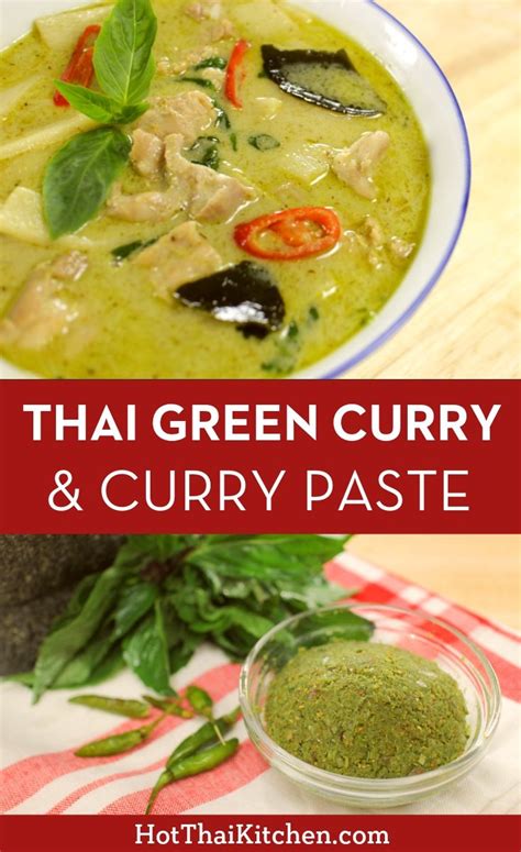 Authentic Thai Green Curry Chicken Recipe Green Curry Recipes Thai Green Curry Recipes