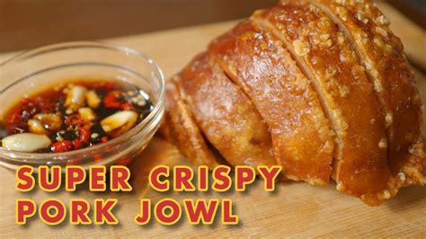 Pork Jowl Recipe Turbo Broiler Pork Filipino Food Easy Crispy