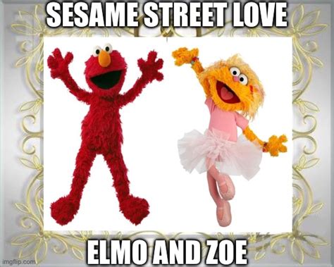 Elmo and Zoe by connorm1 on DeviantArt