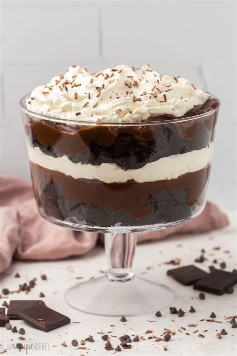 Chocolate Trifle With Pound Cake