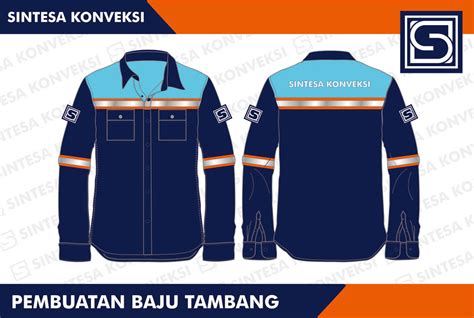 Baju Tambang Safety Desain Custom Profesional Terpercaya