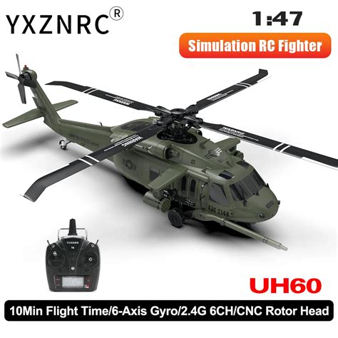 Yxznrc Uh Black Hawk Rc Helicopter With Axis Gyro G Ch