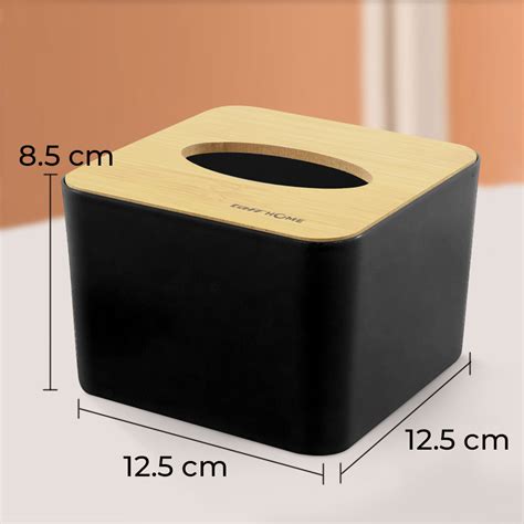 Taffhome Kotak Tisu Kayu Multifungsi Wooden Tissue Box X X Cm