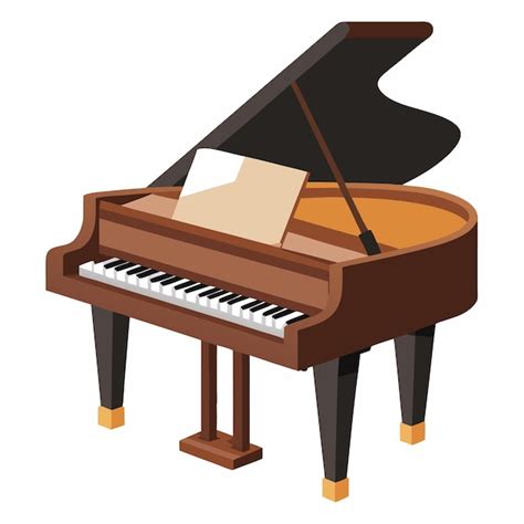 Piano Vector Illustration Premium Ai Generated Vector