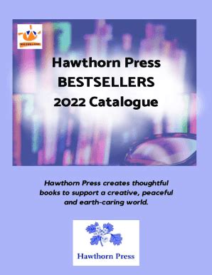 Fillable Online Hawthorn Bestsellers Catalogue Fax Email Print Pdffiller