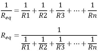 How do you calculate resistors in parallel?