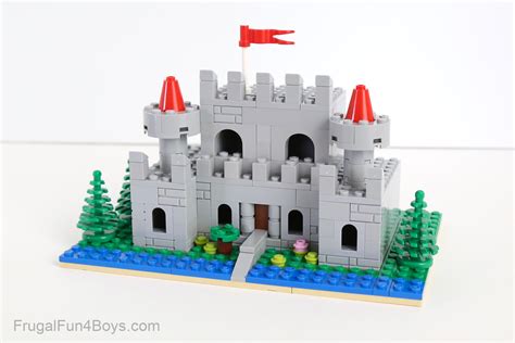 Build A Lego Mini Castle And Dragon Frugal Fun For Boys And Girls