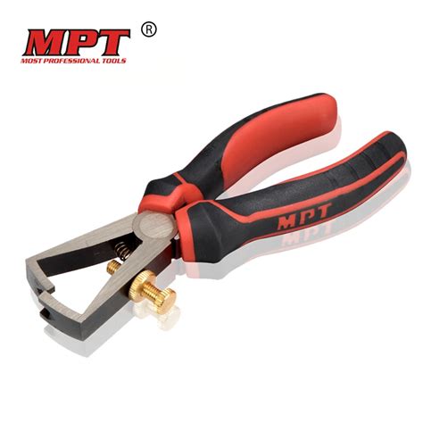 MPT CR V German style Wire pliers 6 inch Electrical Wire Cable Cutters Cutting Side Snips Hand ...