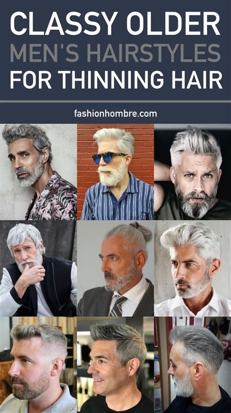 Classy Hairstyles For Older Men With Thinning Hair Old Man Haircut