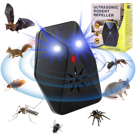 Get Ultrasonic Pest Optical Double Repeller, Indoor Pest Control, Flea