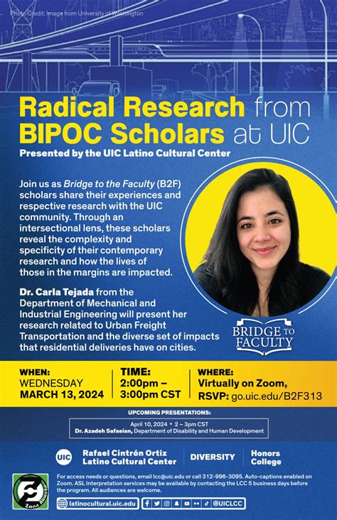 Radical Research From Bipoc Scholars At Uic Dr Carla Tejada Office