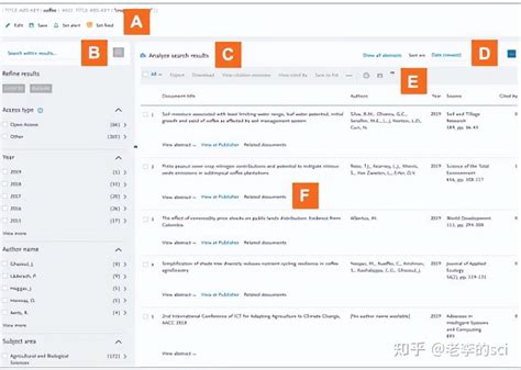 如何从scopus查看引用介绍3个查询步骤 知乎