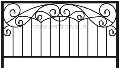 Металлические сварные и кованые ограждения балконов изготовление и ...