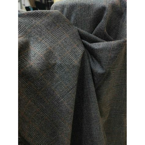 Jual Kain Blazer Semi Wool Motif Kotak Bahan Semi Wool Kotak Harga