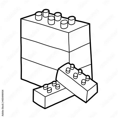 Lego Black And White Clip Art