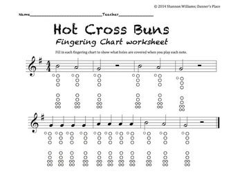 Hot Cross Buns Recorder Fingering Practice By Creative Technology Pedagogy
