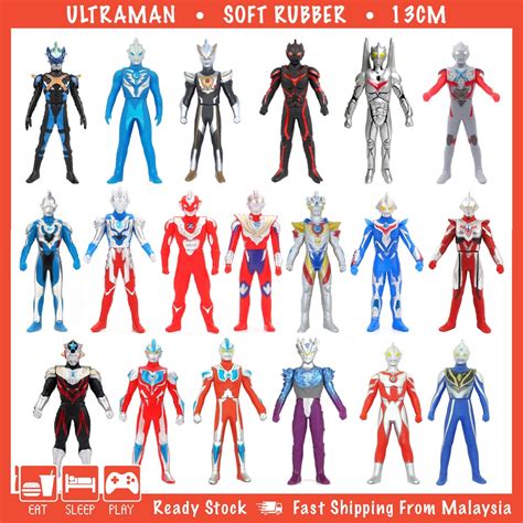 Oem Cm Ultraman Soft Rubber Ultra Hero Series Z Alpha Gamma Beta