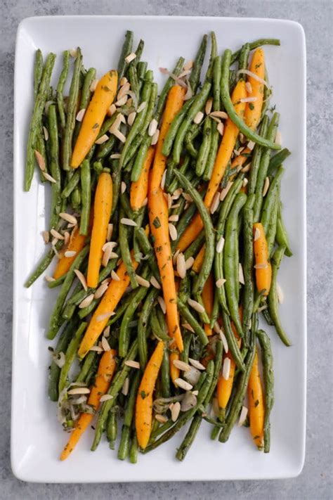 This Roasted Green Beans And Carrots Recipe Is A Quick And Easy To Make