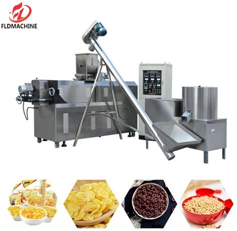 Breakfast Cereal Plants Corn Flakes Manufacturing Machine Production