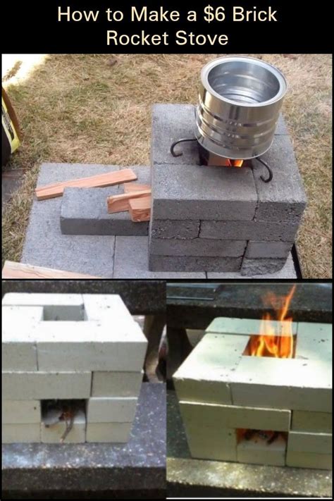 How To Make A Brick Rocket Stove In Easy Steps Rocket Stoves