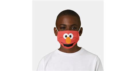 Sesame Street Elmo Face Kids' Cloth Face Mask | Zazzle