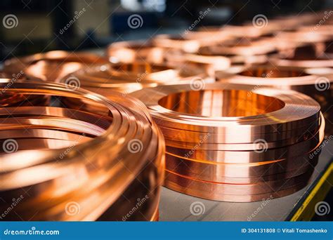 Beryllium Copper Alloys CuBe 2 Strips In Rolls In A Manufacturing