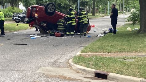 Stolen Vehicle Causes Suv To Flip After Collision In Champaign