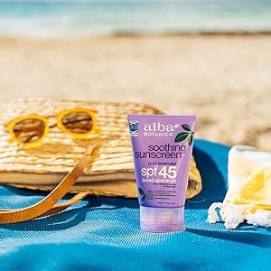 Amazon Alba Botanica Sunscreen Lotion SPF 45 Pure Lavender 4 Oz