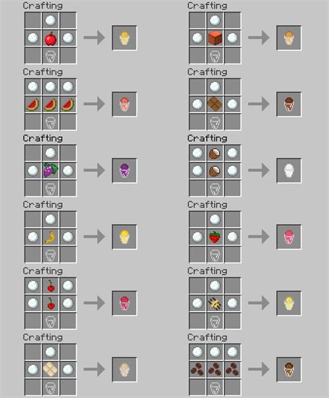 Crafting recipes for minecraft 1-9 - loxastamp