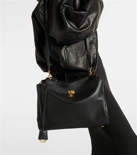 Rodeo Medium Leather Tote Bag In Black Balenciaga Mytheresa