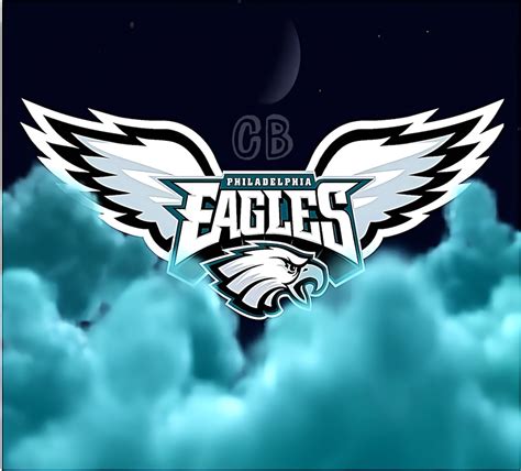 Philadelphia Eagles Logo With Wings and Clouds - Etsy