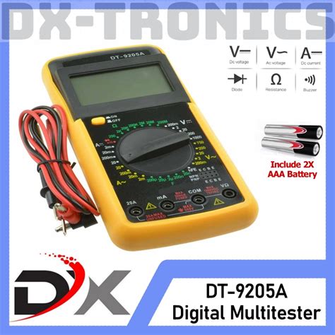 Jual DT 9205A Multimeter DT9205A Multitester Avometer DT 9205A Avo