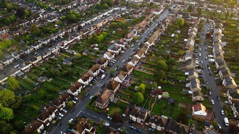 Aerial View of Blocks of Flats in a Suburban NeighbourhoodFree Stock