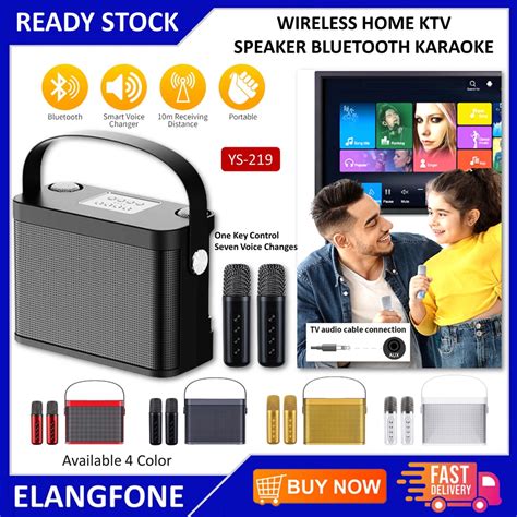 Jual Ys Speaker Bluetooth Karaoke Mic Wireless Voice Change