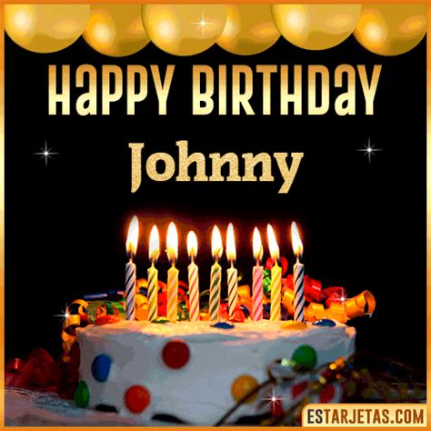 Feliz Cumpleaños Johnny Imágenes  Tarjetas Y Mensajes