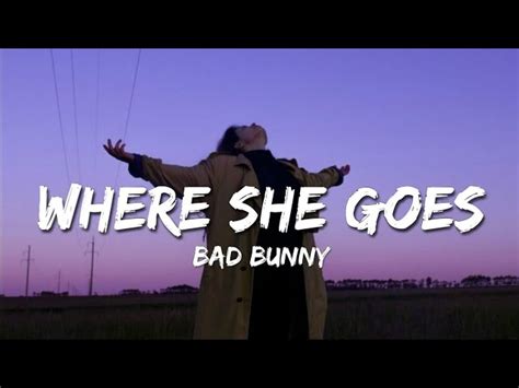 Bad bunny- WHERE SHE GOES English Lyrics Chords - Chordify